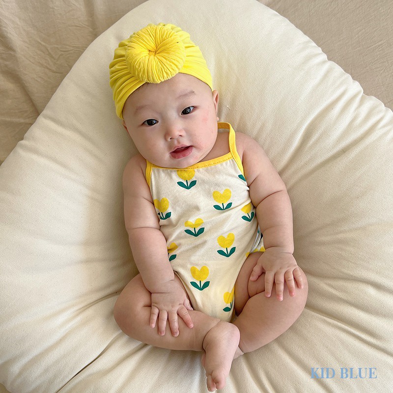 Bộ Áo Liền Quần Hai Dây Thời Trang Mùa Hè Cho Bé Gái