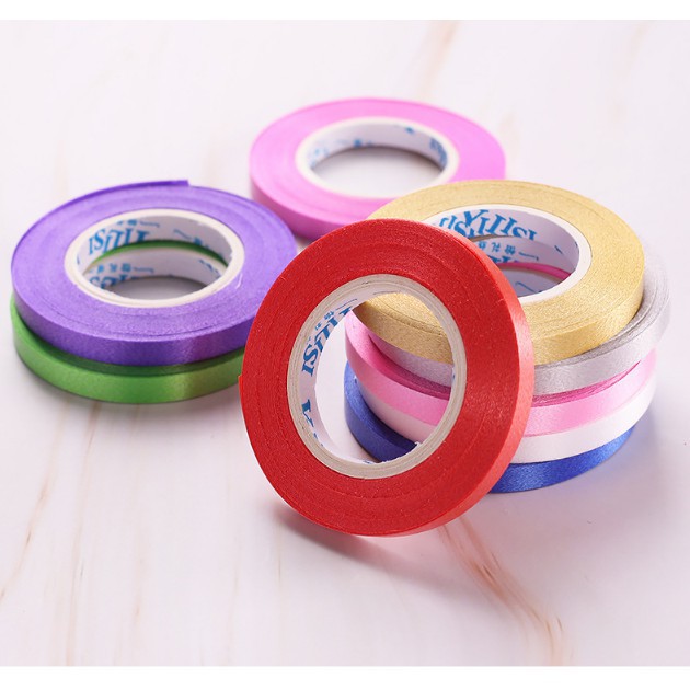 Phụ kiện bóng bay trang trí bơm tay-móc buộc bóng-miếng dán bóng-ruy băng-cuộn dây tạo hình bóng 5m siêu rẻ