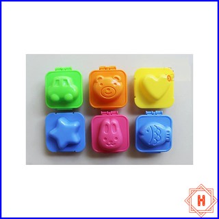  Set 6 Khuôn Cơm Bento dễ thương { H }
