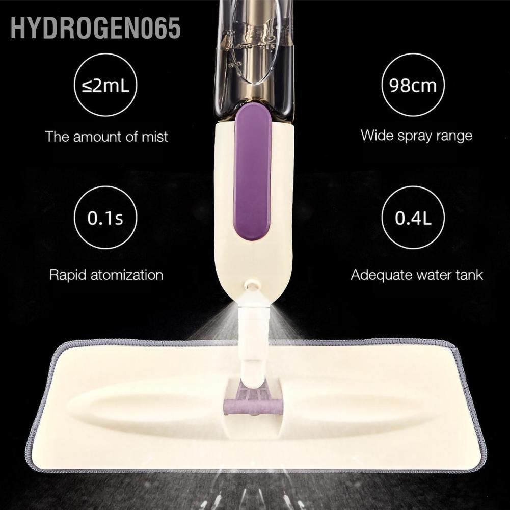 Hàng giao ngay Chổi lau nhà Phun nước 98cm Diện rộng Thiết kế nhẹ Dọn dẹp nhà cửa với bồn chứa 400ml