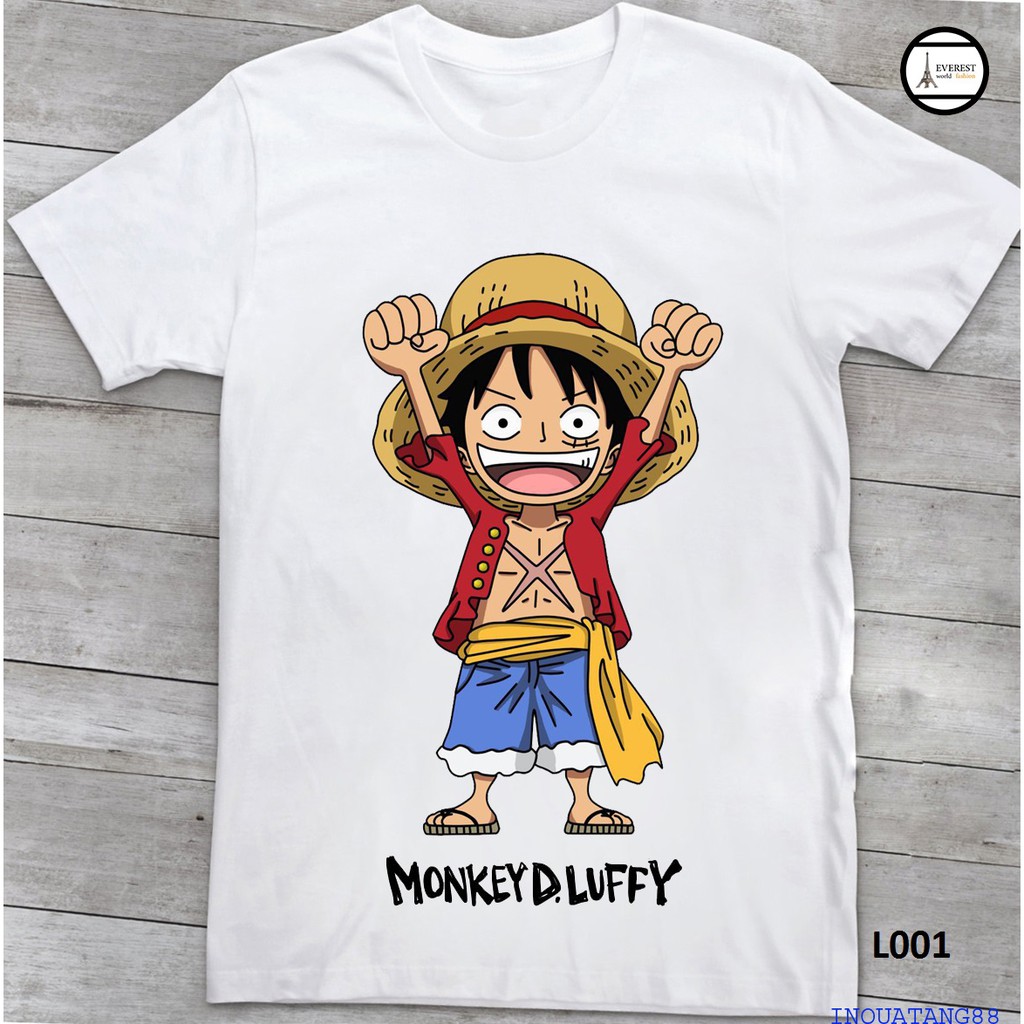 ÁO THUN NAM NỮ - LUFFY - ONE PICCE