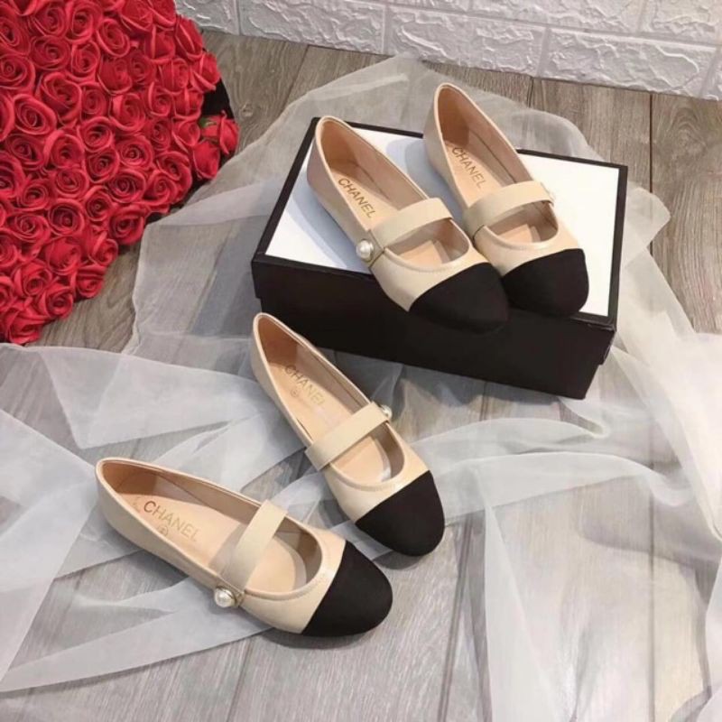 Giày bệt, búp bê đính hạt da mềm,đi êm chân phom chuẩn thời trang đế bằng,đế bệt xinh xinh | BigBuy360 - bigbuy360.vn