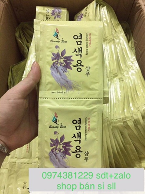 Dầu gội đầu đen tóc Beauty Star Hàn Quốc 30ml | BigBuy360 - bigbuy360.vn