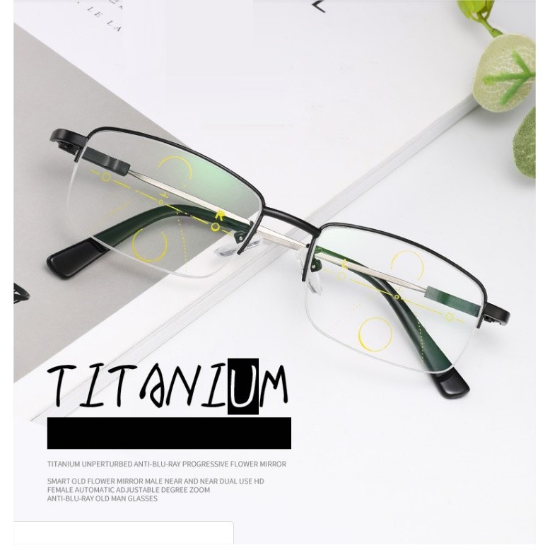 GỌNG KÍNH cận viễn loạn siêu dẻo  Nhật bản gọng hợp kim titan nửa viền kv367 | BigBuy360 - bigbuy360.vn