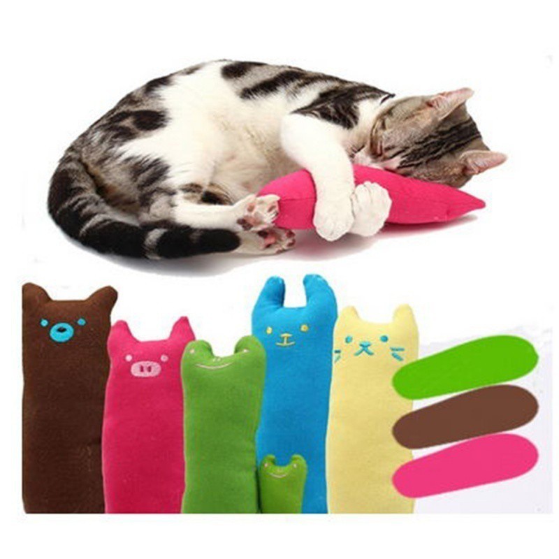 Gối ôm nhồi bông cho mèo có mùi catnip cỏ bạc hà mèo bên trong  - Lida Pet Shop