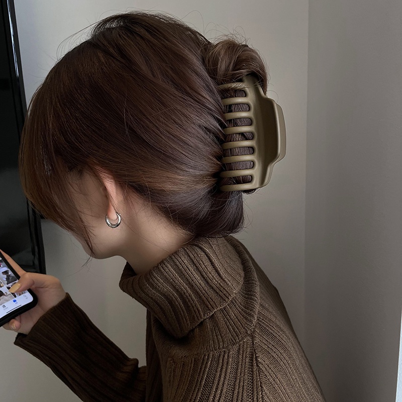 Kẹp Tóc Càng Cua Thiết Kế Rỗng Đơn Giản Thời Trang Dành Cho Nữ