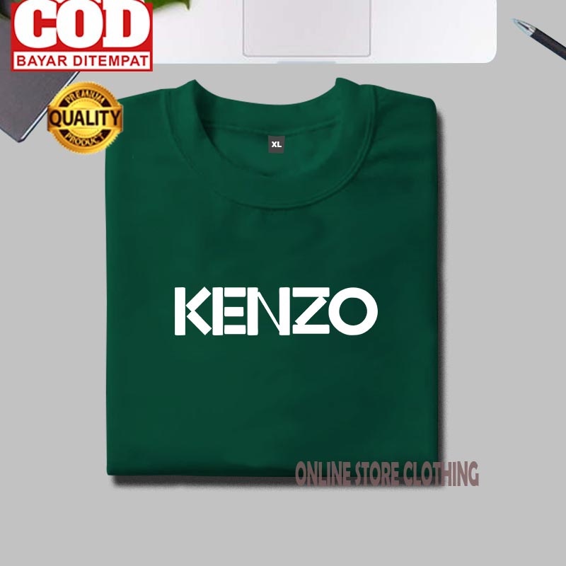 Áo Thun Cotton Tay Ngắn In Logo Kenzo Thập Niên 30 Thời Trang Cho Nam Và Nữ
