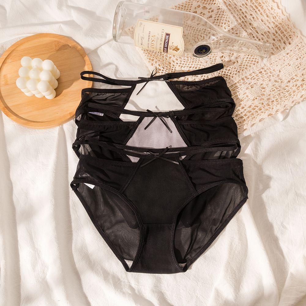 QQMALL Quần Lót Nylon Không Đường May Thoải Mái Cho Nữ