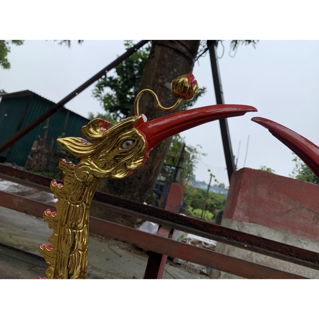 Đôi Hạc Có Mào Thờ Gia Tiên Loại Cao 127cm Gỗ Mít