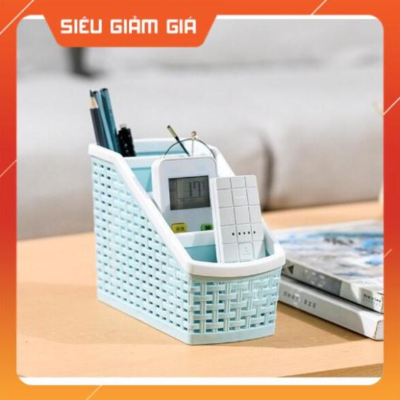 Giỏ đựng đồ đa năng, giỏ nhựa mini để bàn Việt nhật 4 ngăn nhỏ gọn tiện lợi đựng bút,đựng đồ dùng nhỏ