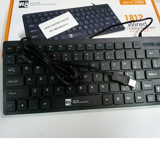 Bàn phím Mini có dây Keyboard R8-1812 - Chuẩn cắm USB