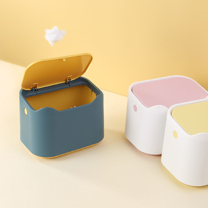 Thùng rác mini có vỏ bọc tiện dụng