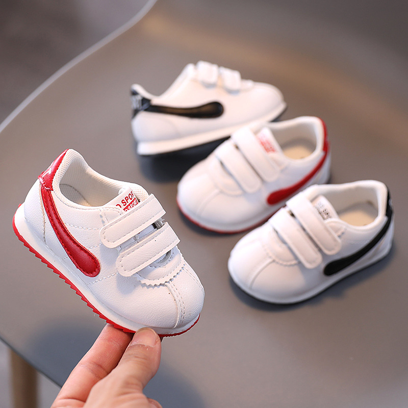 Giày Thể Thao Đế Mềm Màu Trắng Thời Trang Cho Bé Baby toddler shoes