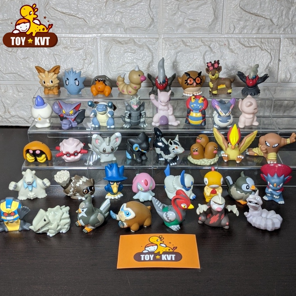 Mô Hình P2 Pokemon Kid Bandai Tổng Hợp Pokemon Ngón Tay Rỗng Ruột Chính Hãng