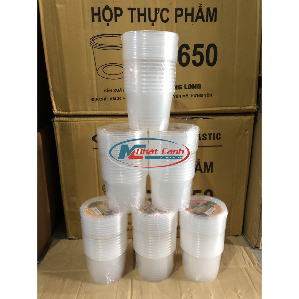 Hộp Đựng Thực Phẩm Tiện Dụng , kim chi L650ml - 10 sản phẩm trên 1 lốc