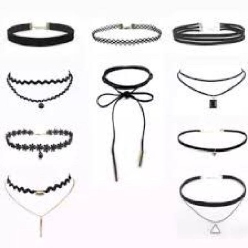 Vòng cổ chocker nhiều mẫu xinh xắn dễ thương