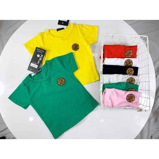 Áo phông cổ tim chất cotton mềm mát co giãn cho bé trai/bé gái