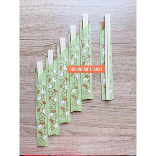 Set 💯 đôi đũa dùng 1 lần loại bao giấy