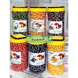 Thạch trái cây 3D dow xian 2kg5 ( hạt NHỎ vừa)