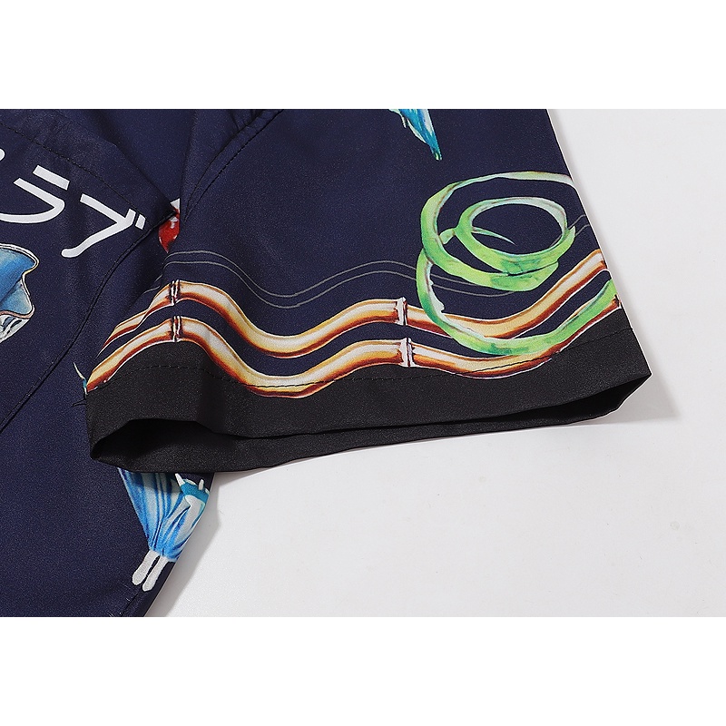 Casablanc * Áo Sơ Mi Tay Ngắn Thoải Mái In Họa Tiết Bắt Mắt Thời Trang Mùa Hè