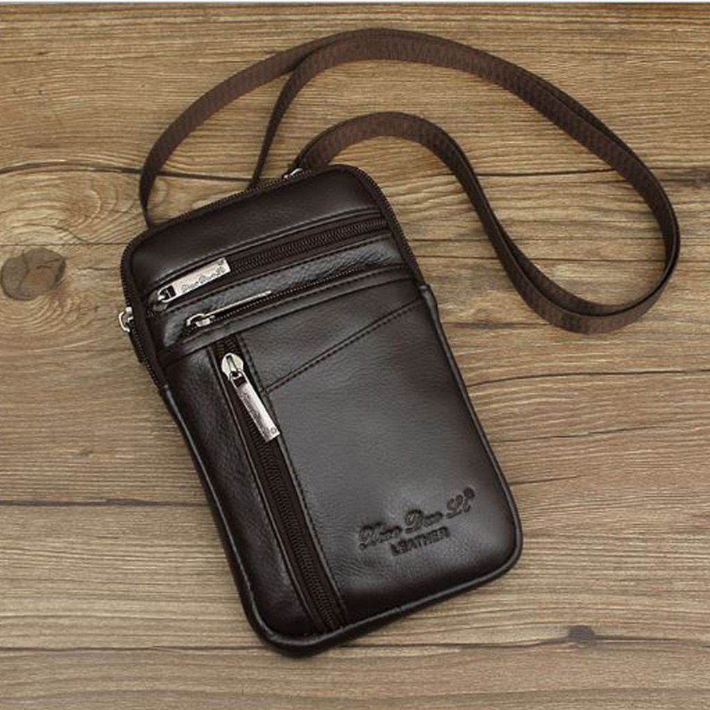 Túi Đựng Điện Thoại Đeo Chéo Da Bò Xịn Cho Cả Nam Nữ | BigBuy360 - bigbuy360.vn