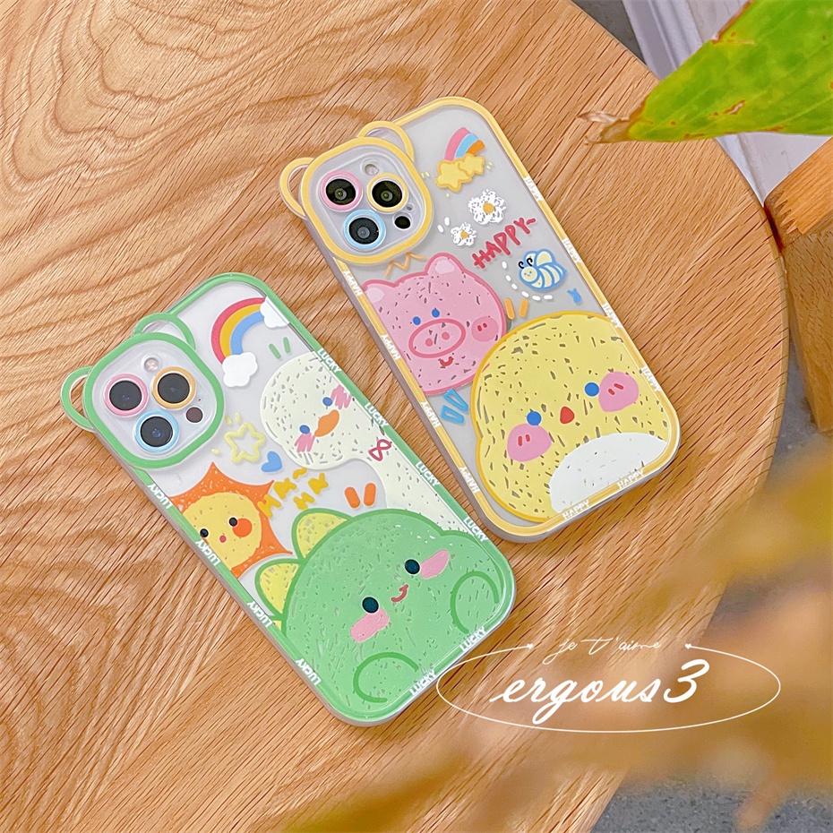 Ốp Điện Thoại Mềm Họa Tiết Graffiti Cho iPhone 14 13 12 11 Pro Max SE2020 X XR Xs Max 7 8 6 6s Plus