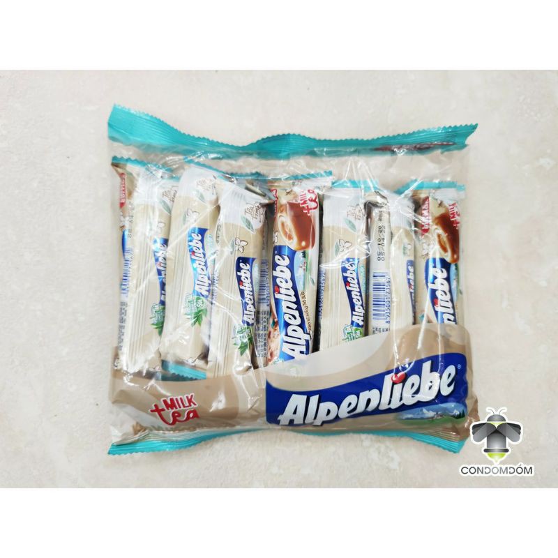 túi 16 thỏi kẹo alpenliebe hồng trà sữa 512g