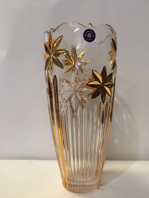 Lọ hoa thuỷ tinh hàng đẹp, cao 30cm