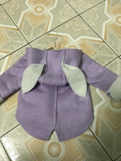 (XẢ KHO)Áo da lộn lót lông cừu
