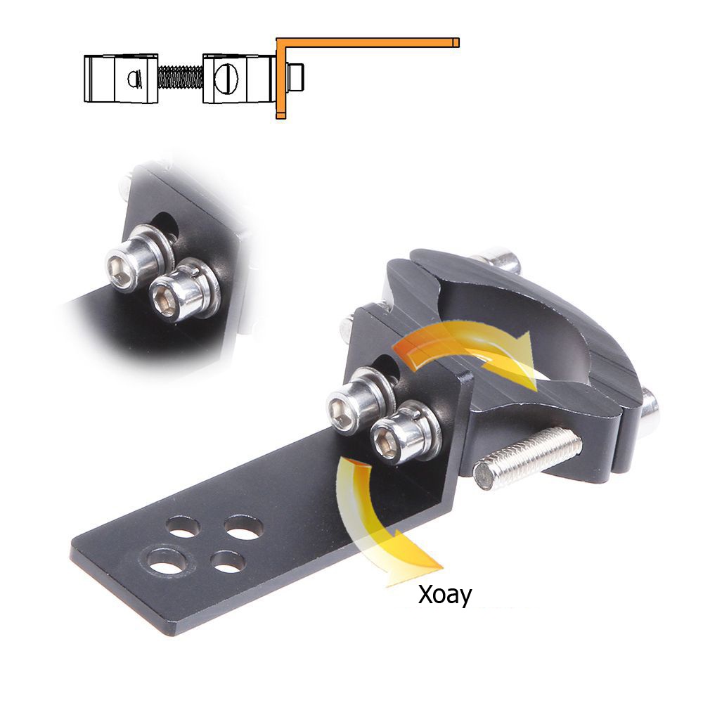Pat kẹp CNC nhôm T6 dùng lắp chống đổ phuột xe