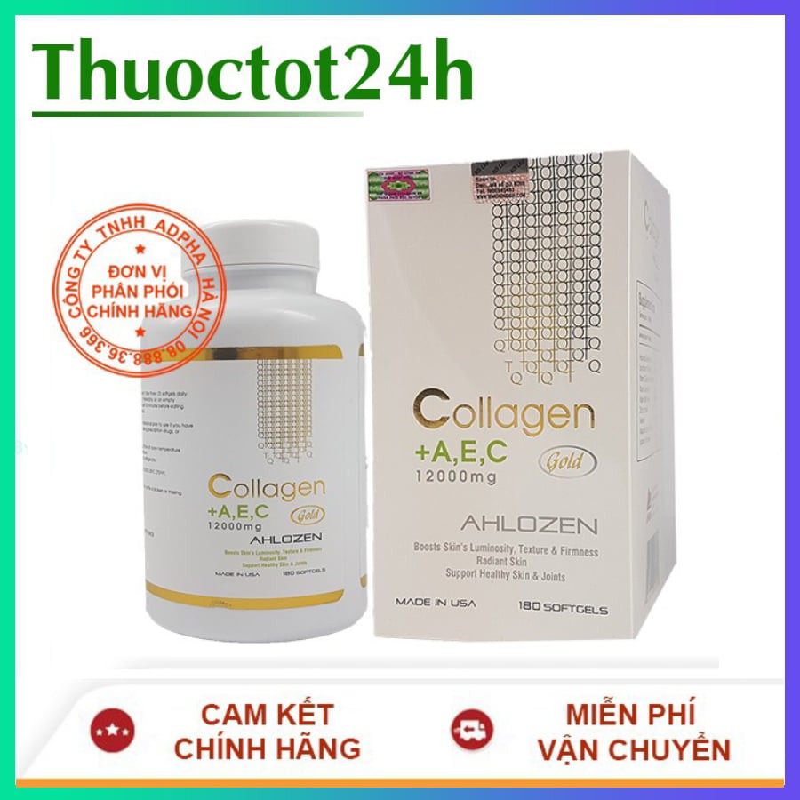 Viên uống Collagen AEC Ahlozen Gold