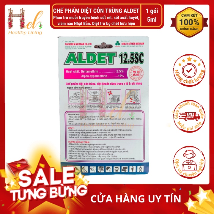Chế phẩm diệt muỗi ALDET 12.5SC (5ml)