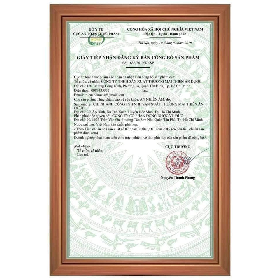 AN NHIÊN ẨM - GIẢI ĐỘC GAN, HẠ HUYẾT ÁP - Đông Y Vũ Đức