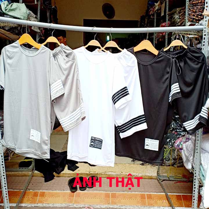 ❤️ GIÁ SỈ ❤️ SÉT ĐỒ BỘ THỂ THAO MẶC NHÀ GIA ĐÌNH NAM NỮ CHẤT LƯỚI MÈ 1 FOM DƯỚI 75KG PHỐI 4 SỌC S0