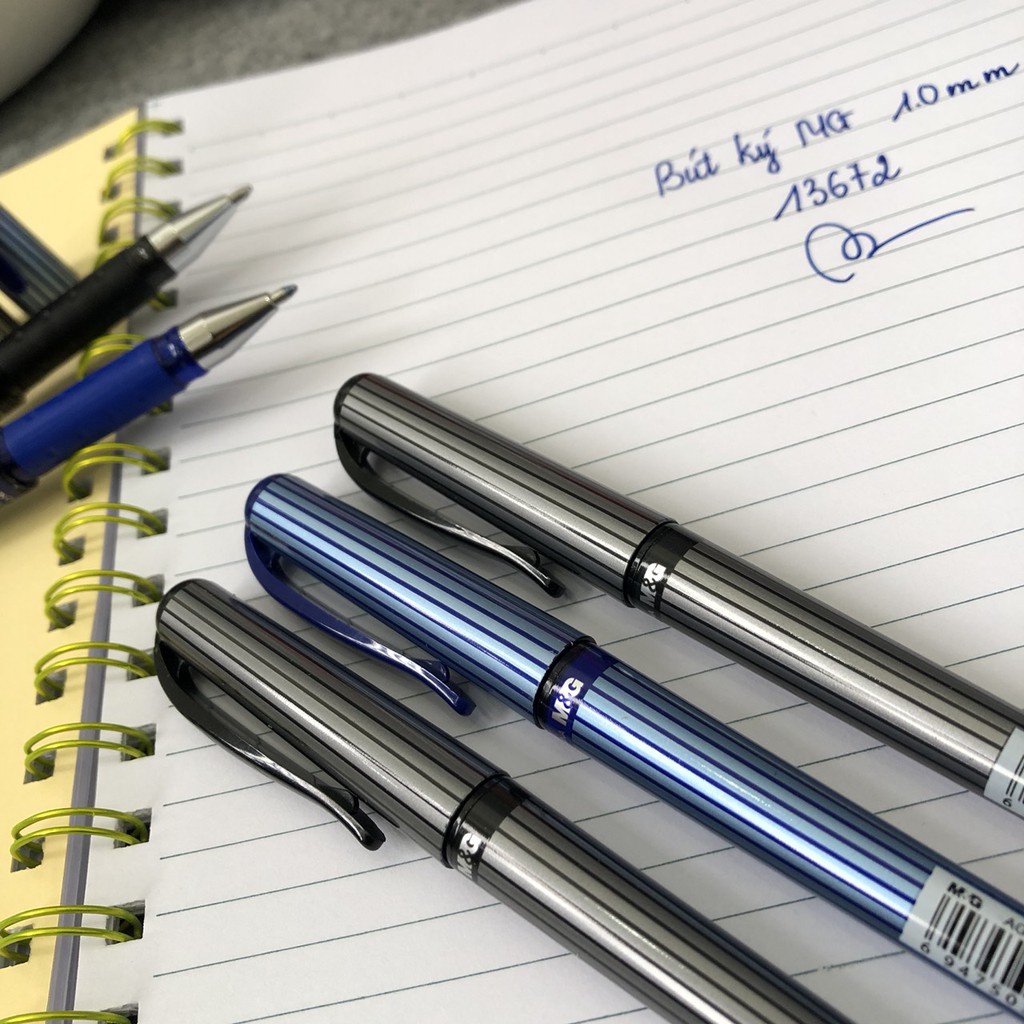 Bút gel nước 1.0mm M&G AGP13672 / 13604 I Bút 13672 luyện viết chữ Hán nho bút viết tiếng Trung I Ruột thay MG 7002