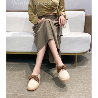 ( Order) Slipon nơ lụa bigsize 40-43
