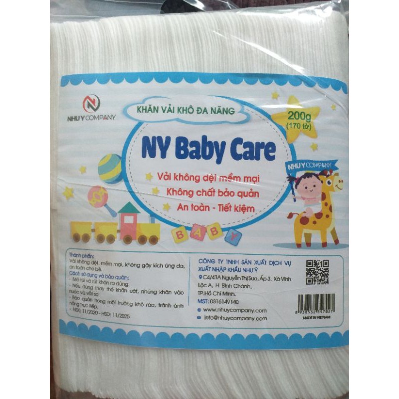 Khăn giấy khô đa năng NY BABY CARE