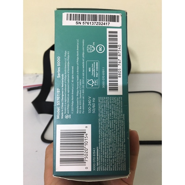 Máy cạo râu philips norelco aquatouch S5767/87 mới nguyên sealed