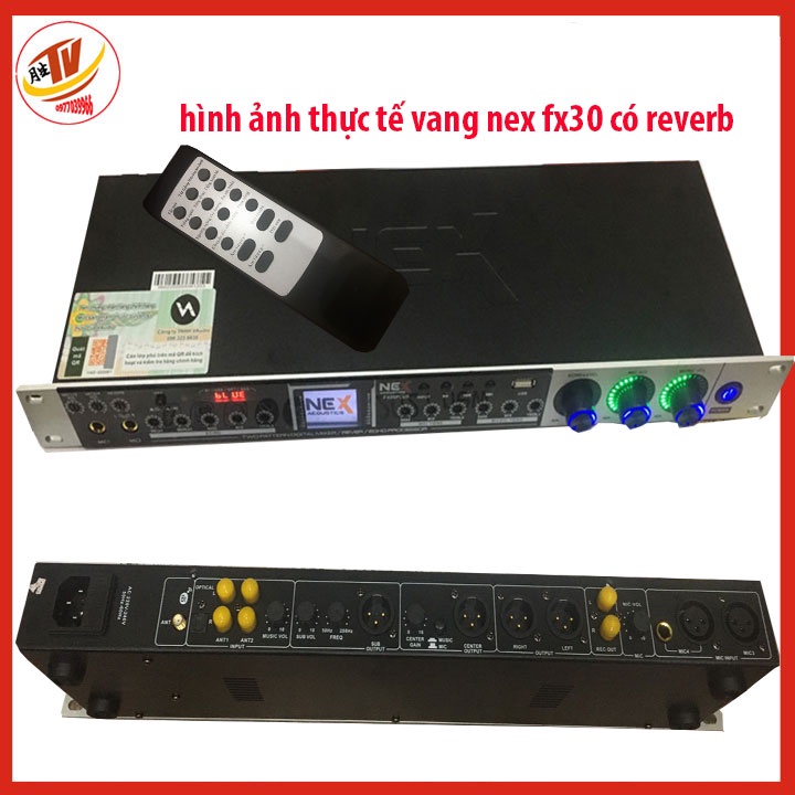 [kèm micro đôi] Vang cơ karaoke chuyên nghiệp NEX FX30 Plus  Vang cơ Karaoke vang cơ Nex FX50PLUS