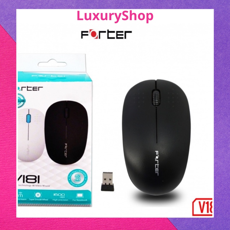 Chuột máy tính không dây chuot may tinh v181 FORTER- CKD181