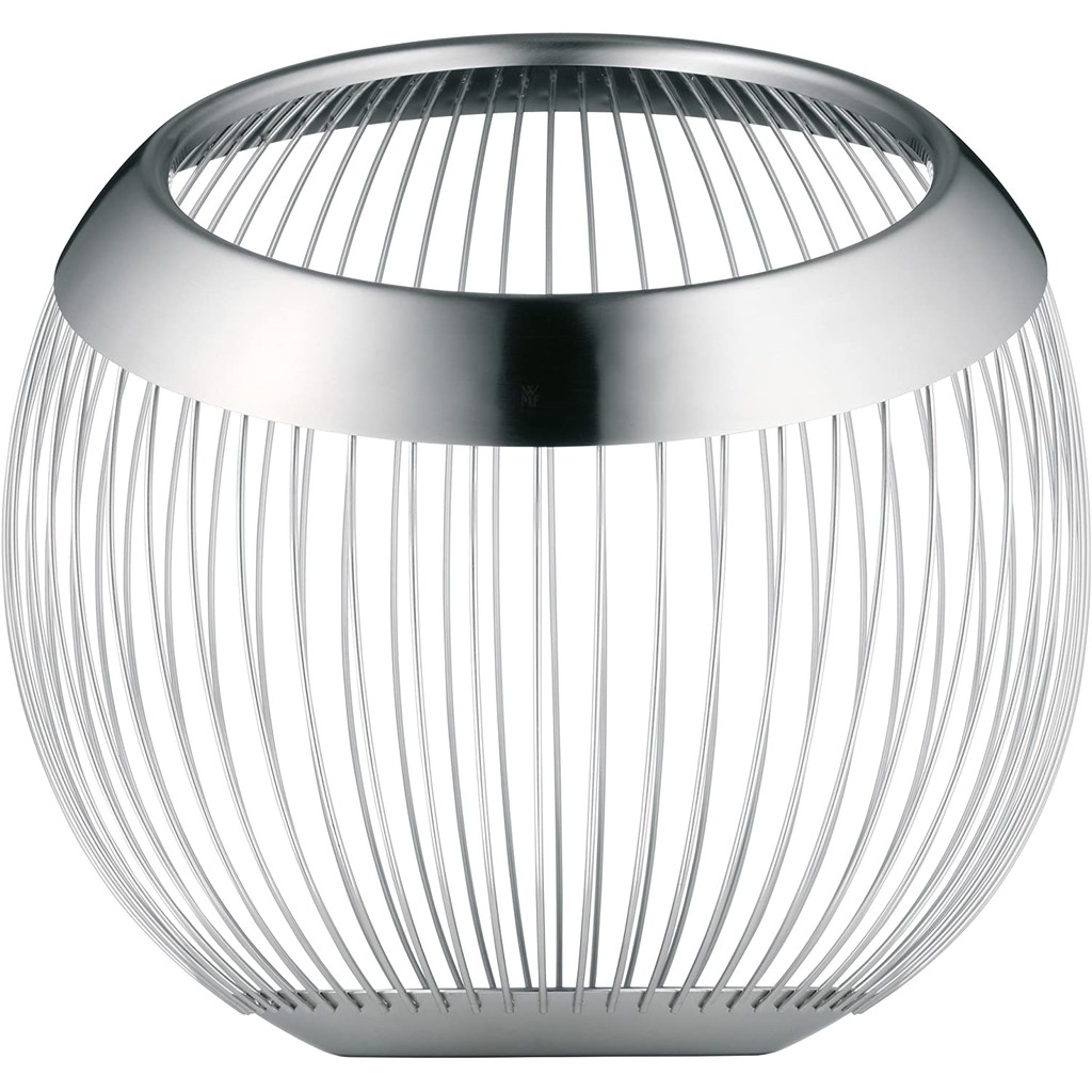 Rổ inox WMF Korb groß Lounge Living dạng lưới - hình tròn 19cm [nhập Đức chính hãng]