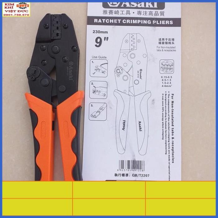 Kìm bấm cos ghim capa Asaki AK-9122