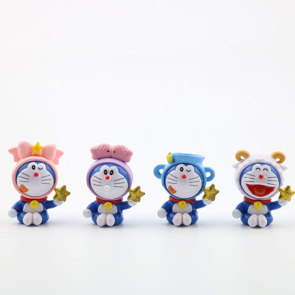 EPOCH Set 12 Mô Hình Nhân Vật Doraemon Đáng Yêu