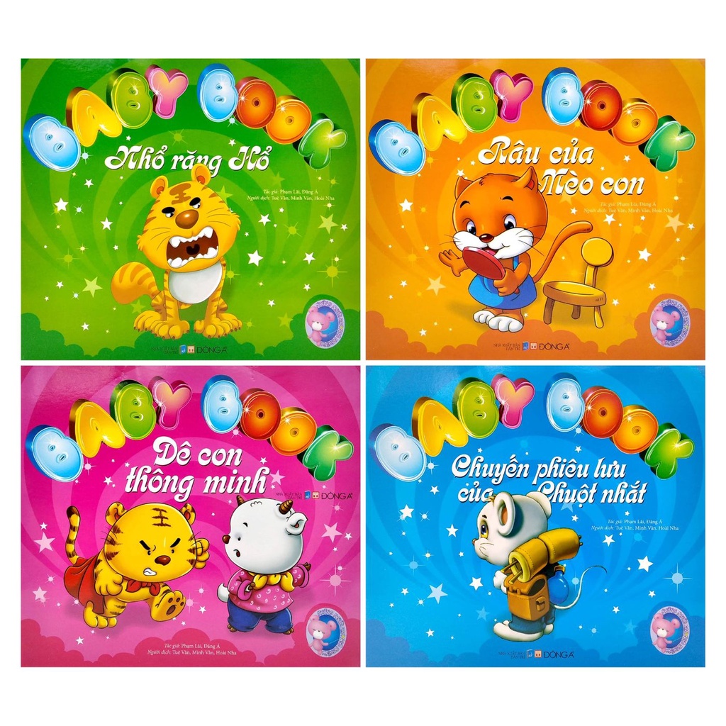 Bộ Sách Baby Book - Những Người Bạn Ngộ Nghĩnh (Bộ 4 Cuốn) - Đông A - DAB