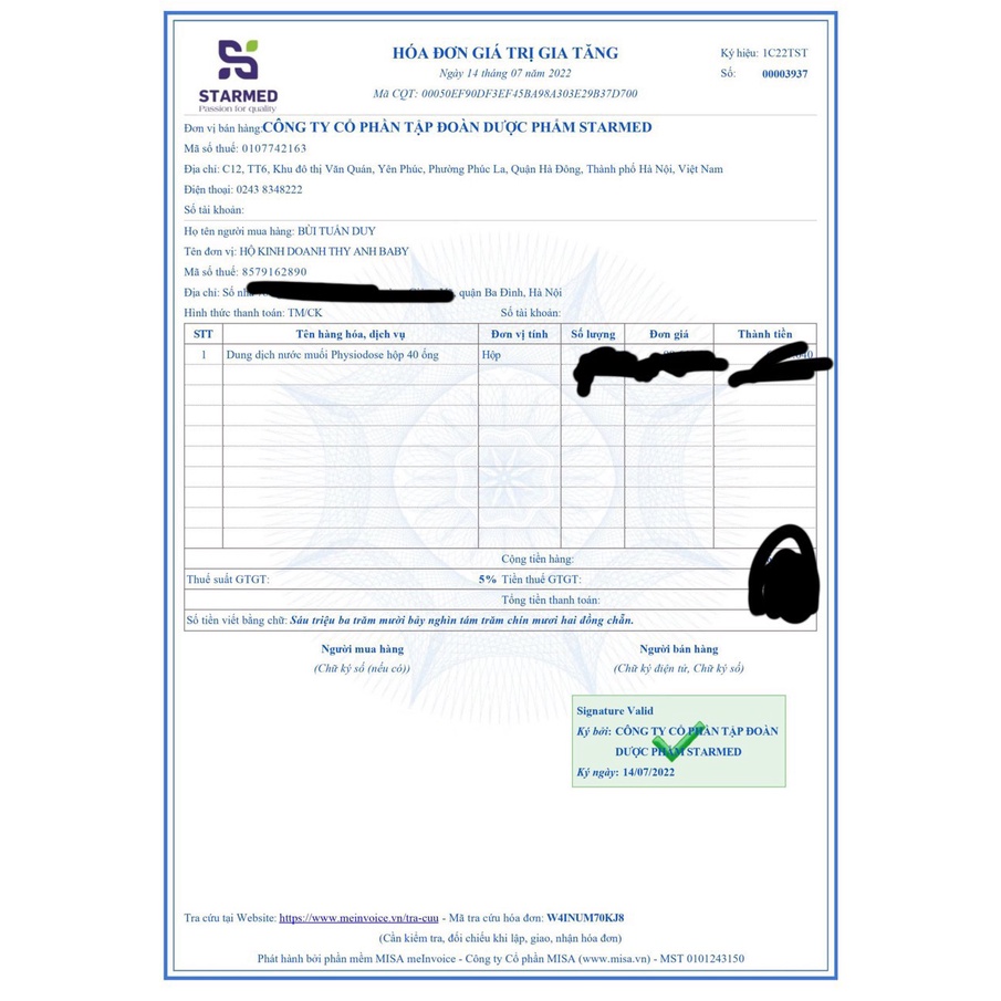 Nước Muối Sinh Lý Physiodose