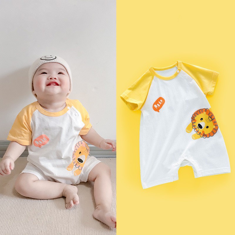 Body Đùi Hình Thú Cộc Tay Cho Bé Trai Bé Gái Mùa Hè Tôm House 𝟏𝟔𝐁𝐃𝐃𝐔