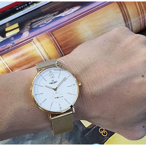 Đồng hồ nam SRWATCH SG2087.1402 mặt kính và nắp làm bằng Sapphire chống trầy chống nước bảo hành 12 tháng