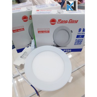 Đèn LED Panel Âm Trần Tròn 110/9W Rạng Đông
