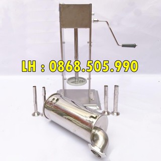 Máy dồn xúc xích, Máy nhồi xúc xích, Máy đùn lạp xưởng, lòng rồi, ... tay quay 7L