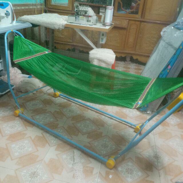 Khung+ võng cho bé chưa có máy đưa